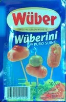 Mängden socker i Wuberini