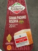 Mängden socker i Grana Padano Riserva
