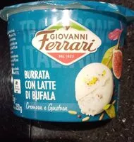 Mängden socker i Burrata con Latte di Bufala