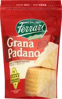 Mängden socker i Grana padano dop grattugiato