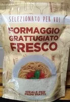 Mängden socker i Formaggio grattugiato fresco