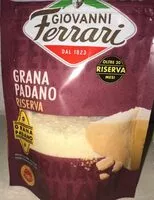 Mängden socker i Grana padano