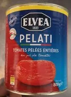 Mängden socker i Tomates pelées entière