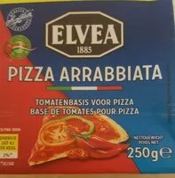 Mängden socker i Pizza arrabbiata base de tomates pour pizza