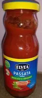 Mängden socker i Elvea passata basilic et origan