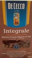 Mängden socker i Mezze penne rigate integrali n°141