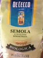 Mängden socker i Bio semola di grano
