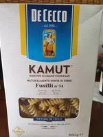 Mängden socker i kamut fusilli n 34