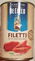 Mängden socker i Filetti Di Pomodoro Tomates Pelées