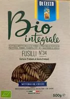 Mängden socker i Fusilli n° 34 bio integrale