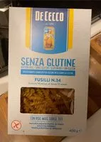 Mängden socker i Fusilli n.34