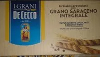 Mängden socker i Grissini arrotolati con grano saraceno integrale