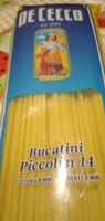 Mängden socker i Bucatini piccoli