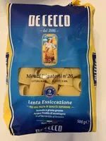 Mängden socker i Mezzi rigatoni n°26