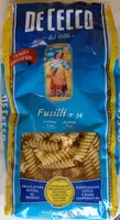 Mängden socker i Fusilli n°34
