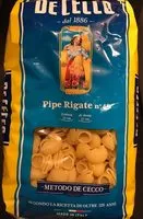 Mängden socker i Pipe rigate n°49