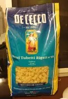 Mängden socker i P.  Mezzi tubeti Rigatoni