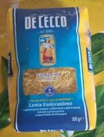 Mängden socker i Pasta  Filini GR500