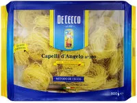 Mängden socker i Macarrão De Sêmola De Trigo Grano Duro Capelli D’angelo 209 De Cecco Pacote 500g