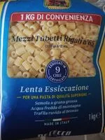 Mängden socker i Mezzi tubetti rigati