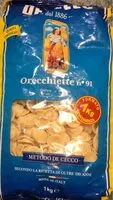 Mängden socker i Orecchiette n*91