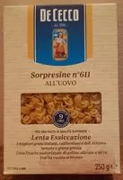 Mängden socker i Sorpresine n°611