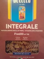 Mängden socker i Integrale fusilli n°34