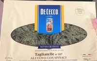 Mängden socker i Tagliatelle n°107