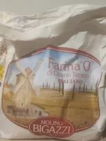 Mängden socker i Farina 0 di grano tenero ITALIANO