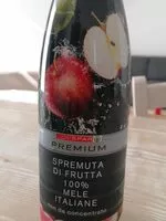Mängden socker i Spremuta di frutta 100% mele italiane