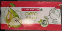 Mängden socker i succo e polpa pera italiana
