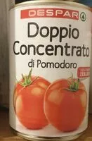 Mängden socker i Doppio concentrato di pomodoro