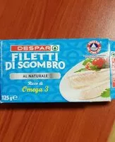 Mängden socker i Filetti di sgombro