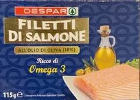 Mängden socker i Filetti di salmone