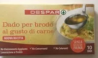 Mängden socker i Dado per brodo al gusto di carne