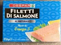 Mängden socker i Filetto di salmone