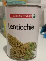 Mängden socker i Lenticchie in latta