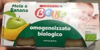 Mängden socker i Omogenizzato biologico mela e banana