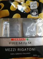 Mängden socker i Mezzi Rigatoni