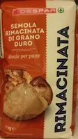 Mängden socker i Semola rimacinata di grano duro