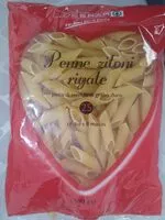 Mängden socker i Penne zitoni rigate