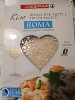 Mängden socker i Riso roma