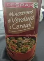 Mängden socker i Minestrone di verdure e cereali