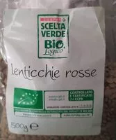Mängden socker i Lenticchie Rosse Scelta verde