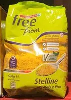 Mängden socker i Stelline di Mais e Riso senza glutine