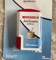 Mängden socker i Dolcificante Ipocalorico