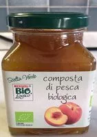 Mängden socker i Composta di pesca biologica