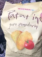 Mängden socker i patatine gusto pomodorini
