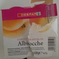 Mängden socker i confettura extra di albicocche