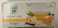 Mängden socker i Infuso con zenzero curcuma e liquirizia